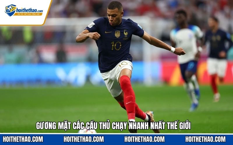 Gương mặt các cầu thủ chạy nhanh nhất thế giới